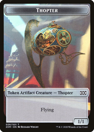 Beast // Thopter (026) Double-Sided Token [Double Masters Tokens] - 0