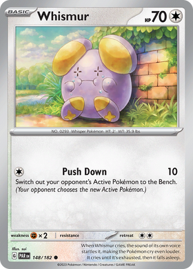 Whismur (148/182) [Scarlet &amp; Violet: Grieta de la paradoja] 