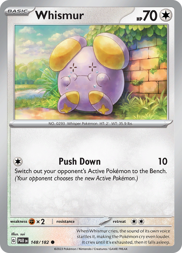 Whismur (148/182) [Scarlet &amp; Violet: Grieta de la paradoja] 