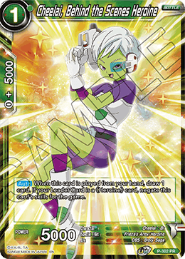 Cheelai, heroína detrás de escena (P-302) [Tarjetas de promoción de torneos] 