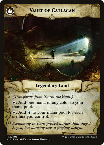 Storm the Vault // Vault of Catlacan [Rivals of Ixalan Prerelease Promos] - 0