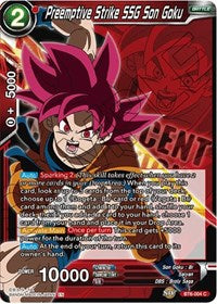 Golpe preventivo SSG Son Goku (BT6-004) [Versión Gogeta Colección Magnífica] 