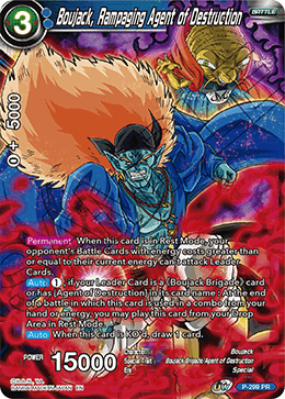 Boujack, agente de destrucción desenfrenado (P-299) [Tarjetas de promoción de torneos] 