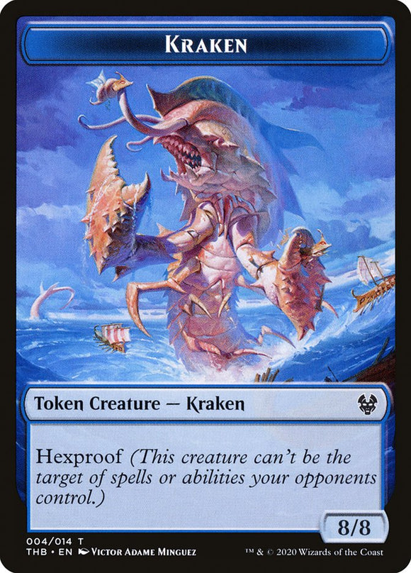 Ficha de Kraken [Fichas de Theros Beyond Death] 