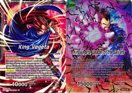Rey Vegeta // Rey Vegeta, Líder de los Saiyans (SD9-01) [Asalto de los Saiyans] 