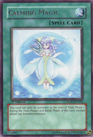 Magia calmante [RGBT-EN062] Raro 