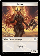 Mercenary // Angel Double-Sided Token [Outlaws of Thunder Junction Tokens]-2