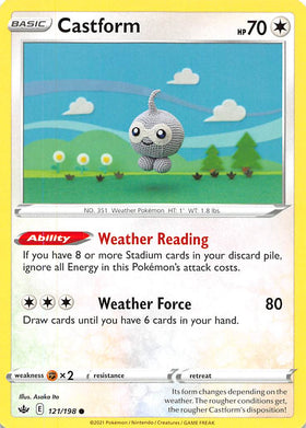 Castform (121/198) [Espada y escudo: reinado escalofriante] 