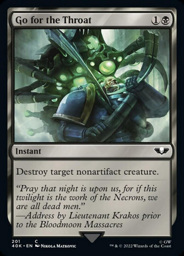 Go for the Throat [Warhammer 40,000]