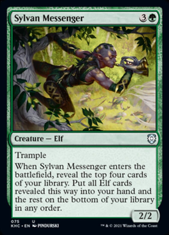 Mensajero Sylvan [Comandante de Kaldheim] 