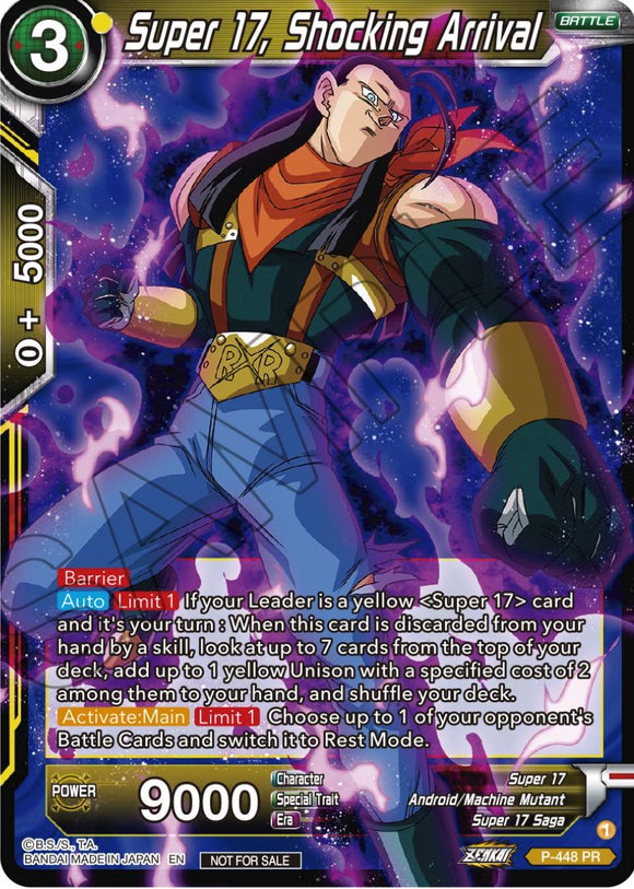 Super 17, la llegada impactante (P-448) [Tarjetas de promoción del torneo] 