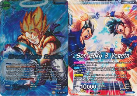 Son Goku y Vegeta // Miracle Strike Gogeta (Promoción de la película) (P-069) [Tarjetas de promoción] 