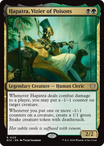Hapatra, Vizier of Poisons [Lorwyn Eclipsed Commander]