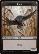 Elemental // Bird Double-Sided Token [Duskmourn: House of Horror Commander Tokens]-2