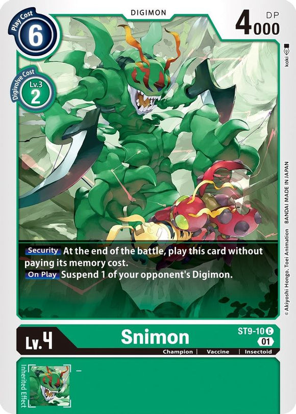 Snimon [ST9-10] [Mazo inicial: Ultimate Ancient Dragon] 