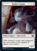 Insect // Spirit Cleric Double-Sided Token [Innistrad: Crimson Vow Tokens]-2
