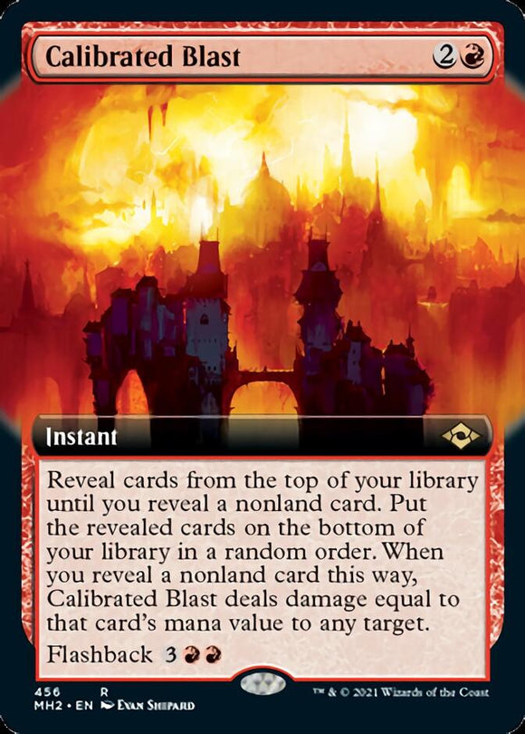 Explosión calibrada (ilustración ampliada) [Modern Horizons 2] 