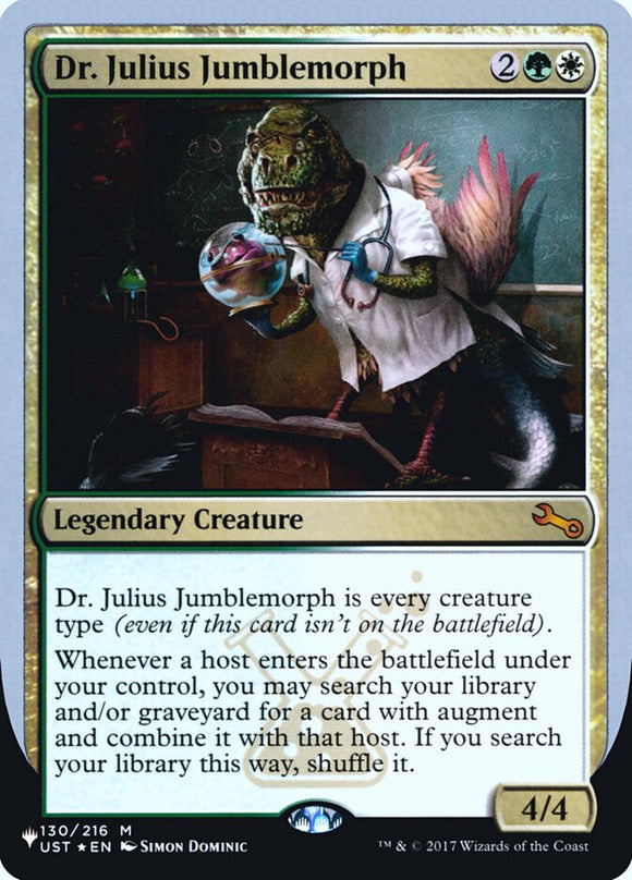 Dr. Julius Jumblemorph (Edición Foil de Unfinity) [La Lista] 