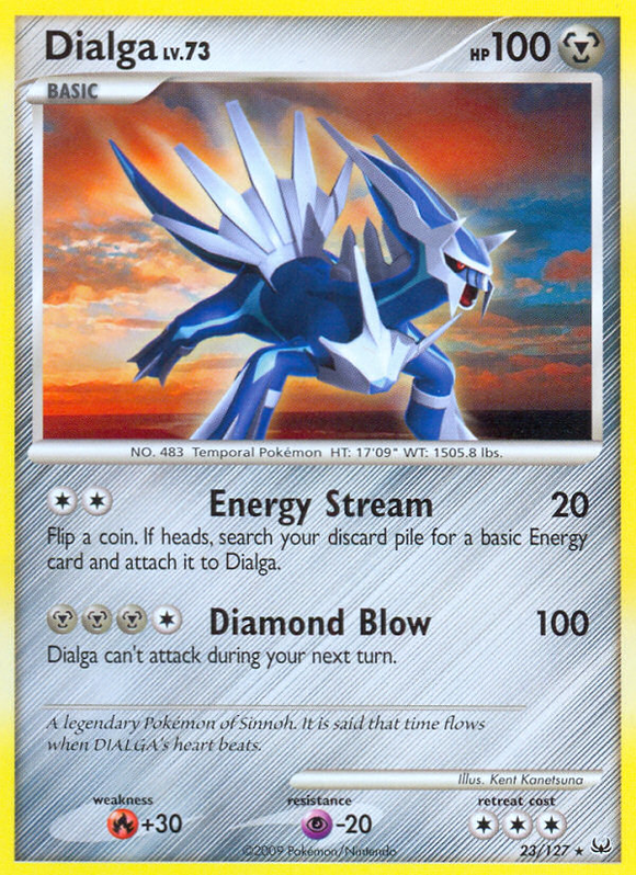 Dialga (23/127) [Platino: Conjunto básico] 