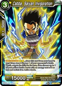 Cabba, Saiyan Invigoration (Torneo de Draft del Multiverso Divino) (DB2-099) [Tarjetas de Promoción del Torneo] 