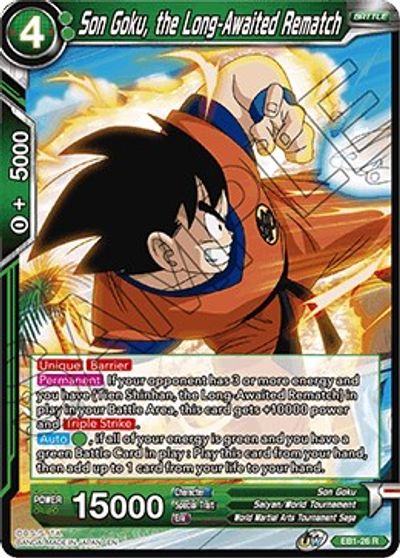 Son Goku, la revancha tan esperada (EB1-026) [Battle Evolution Booster] 