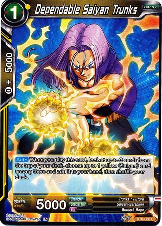 Saiyan confiable Trunks (BT6-086) [Reyes Destructores] 