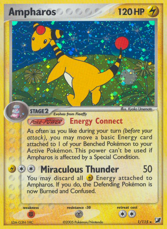 Ampharos (1/115) [EX: Fuerzas invisibles] 