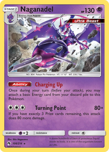 Naganadel (108/214) (Exclusiva de la baraja temática) [Sol y Luna: Trueno perdido] 