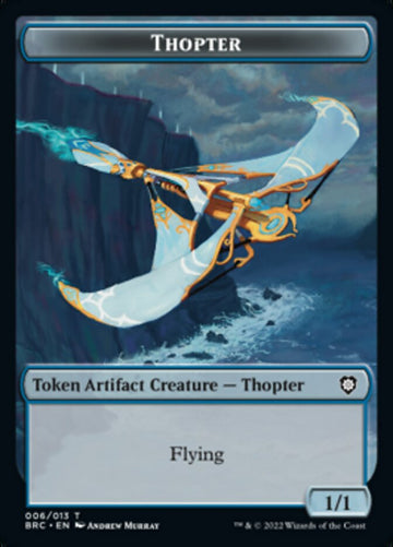 Copy // Thopter (006) Double-Sided Token [The Brothers' War Commander Tokens] - 0