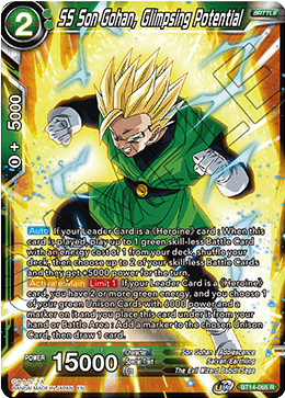 SS Son Gohan, vislumbrando potencial (BT14-065) [Cross Spirits] 