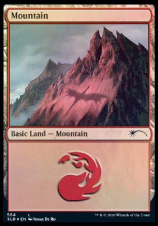 Montaña (Dragones) (564) [Promociones de Secret Lair Drop] 