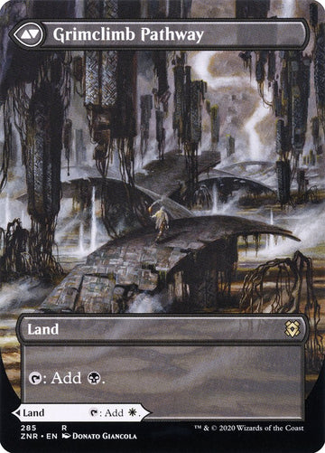 Brightclimb Pathway // Grimclimb Pathway (Borderless Alternate Art) [Zendikar Rising] - 0