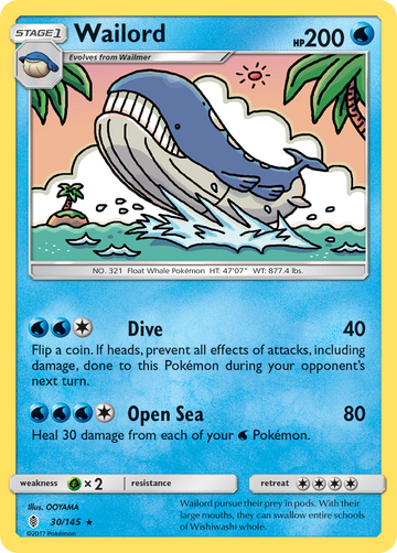 Wailord (30/145) [Sol y Luna: Guardianes en ascenso] 