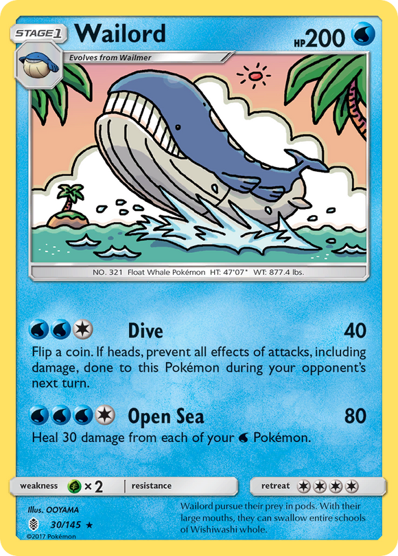 Wailord (30/145) [Sol y Luna: Guardianes en ascenso] 