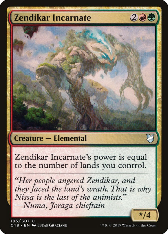 Zendikar encarnado [Comandante 2018] 