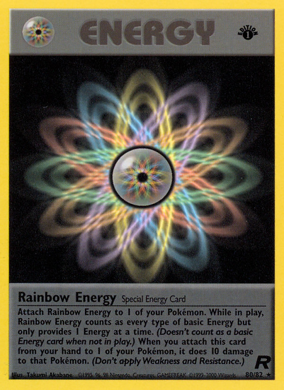 Energía arcoíris (80/82) [Equipo Rocket 1.ª edición] 