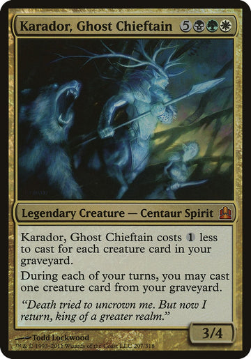 Karador, jefe fantasma (de gran tamaño) [Commander 2011 de gran tamaño] 