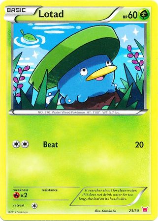Lotad (23/30) [XY: Kit de entrenamiento 2 - Latias] 