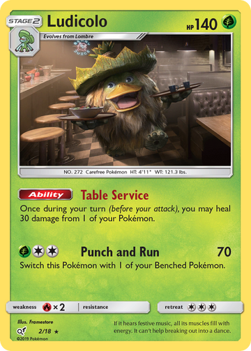 Ludicolo (18/2) [Sol y Luna: Detective Pikachu] 