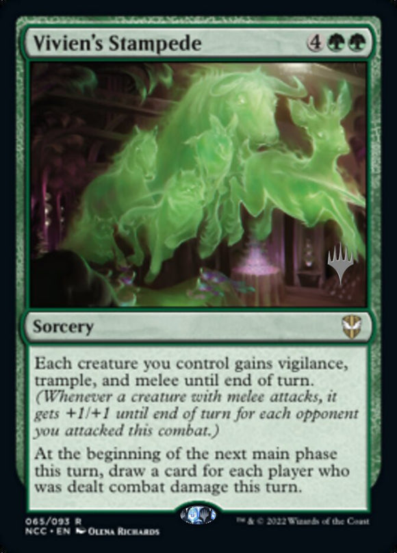 Estampida de Vivien (paquete promocional) [Promociones de comandante de Streets of New Capenna] 