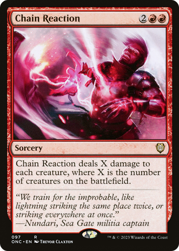 Reacción en cadena [Phyrexia: Todos serán un solo comandante] 