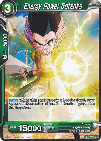 Poder Energético Gotenks (BT1-071) [Batalla Galáctica] 