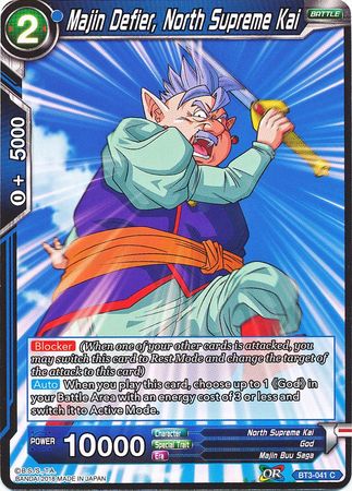 Majin Defier, Kai Supremo del Norte (BT3-041) [Mundos cruzados] 