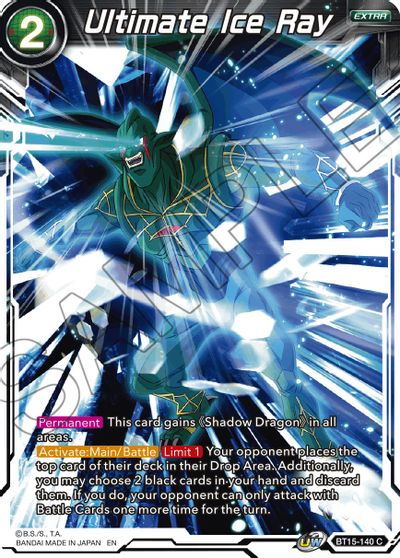 Rayo de hielo definitivo (BT15-140) [Duelo de saiyajin] 