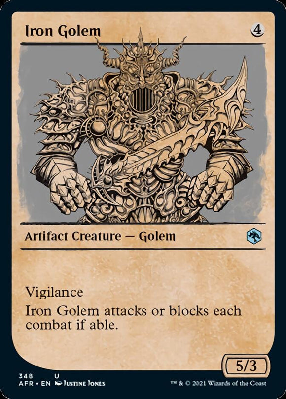 Gólem de hierro (escaparate) [Dungeons &amp; Dragons: Aventuras en los Reinos Olvidados] 