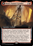 Brass's Tunnel-Grinder // Tecutlan, The Searing Rift (Extended Art) [The Lost Caverns of Ixalan]-1