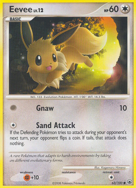 Eevee (63/100) [Diamante y Perla: Amanecer majestuoso] 