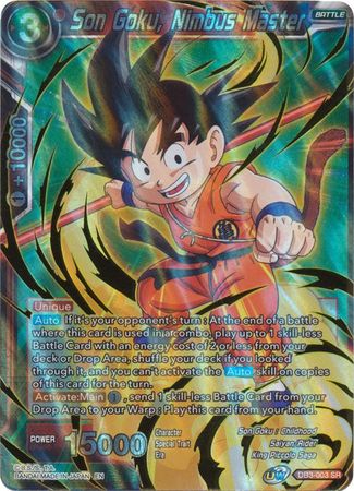 Son Goku, Maestro del Nimbus (DB3-003) [Fuerza Gigante] 