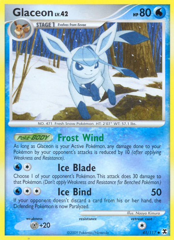 Glaceon (41/111) [Platino: Rivales en ascenso] 