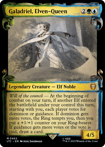 Galadriel, reina elfa [El Señor de los Anillos: Cuentos de la Tierra Media: Pergaminos de presentación del comandante] 